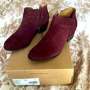 Lucky Brand booties. Purple